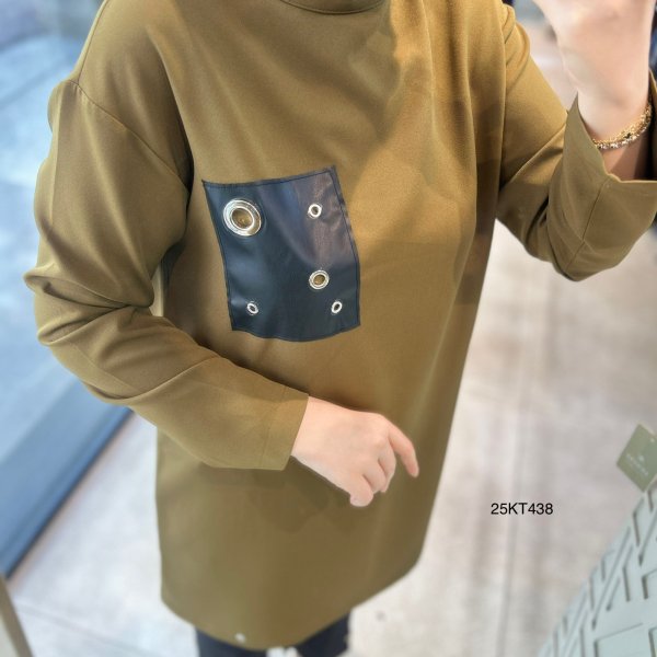 Armine Trend 25KT438 Cep Detaylı Tunik - Görsel 4