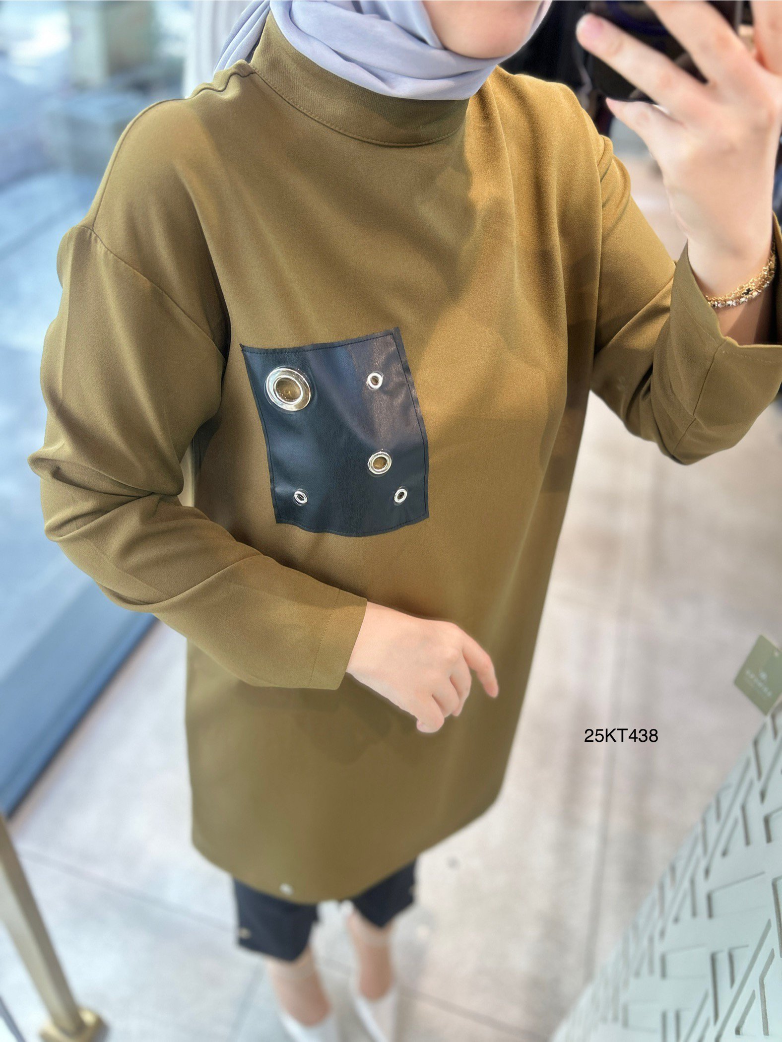 Armine Trend 25KT438 Cep Detaylı Tunik - Görsel 4