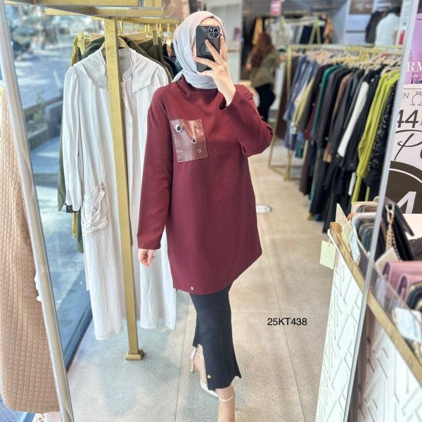 Armine Trend 25KT438 Cep Detaylı Tunik - Görsel 10