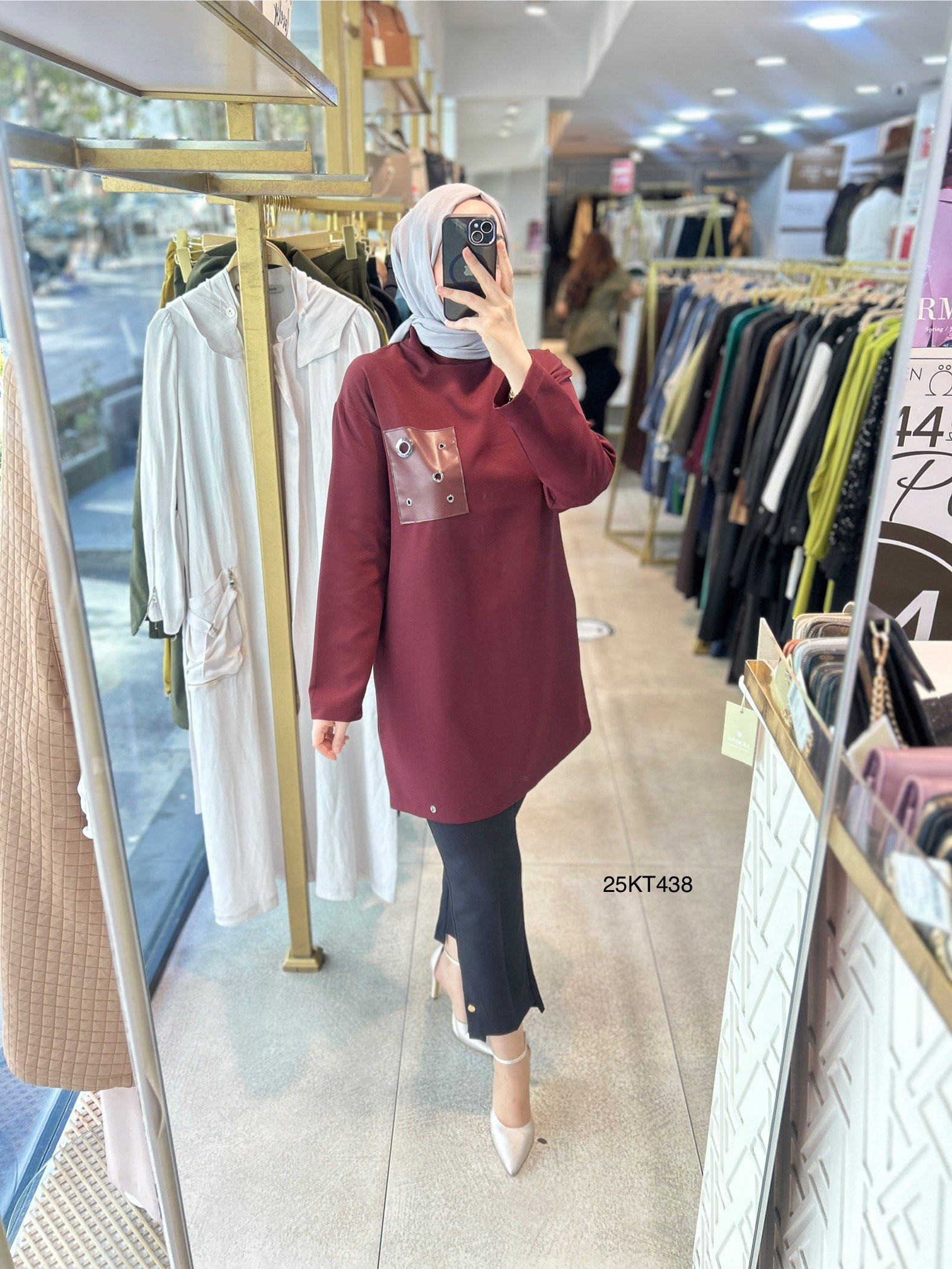 Armine Trend 25KT438 Cep Detaylı Tunik - Görsel 10