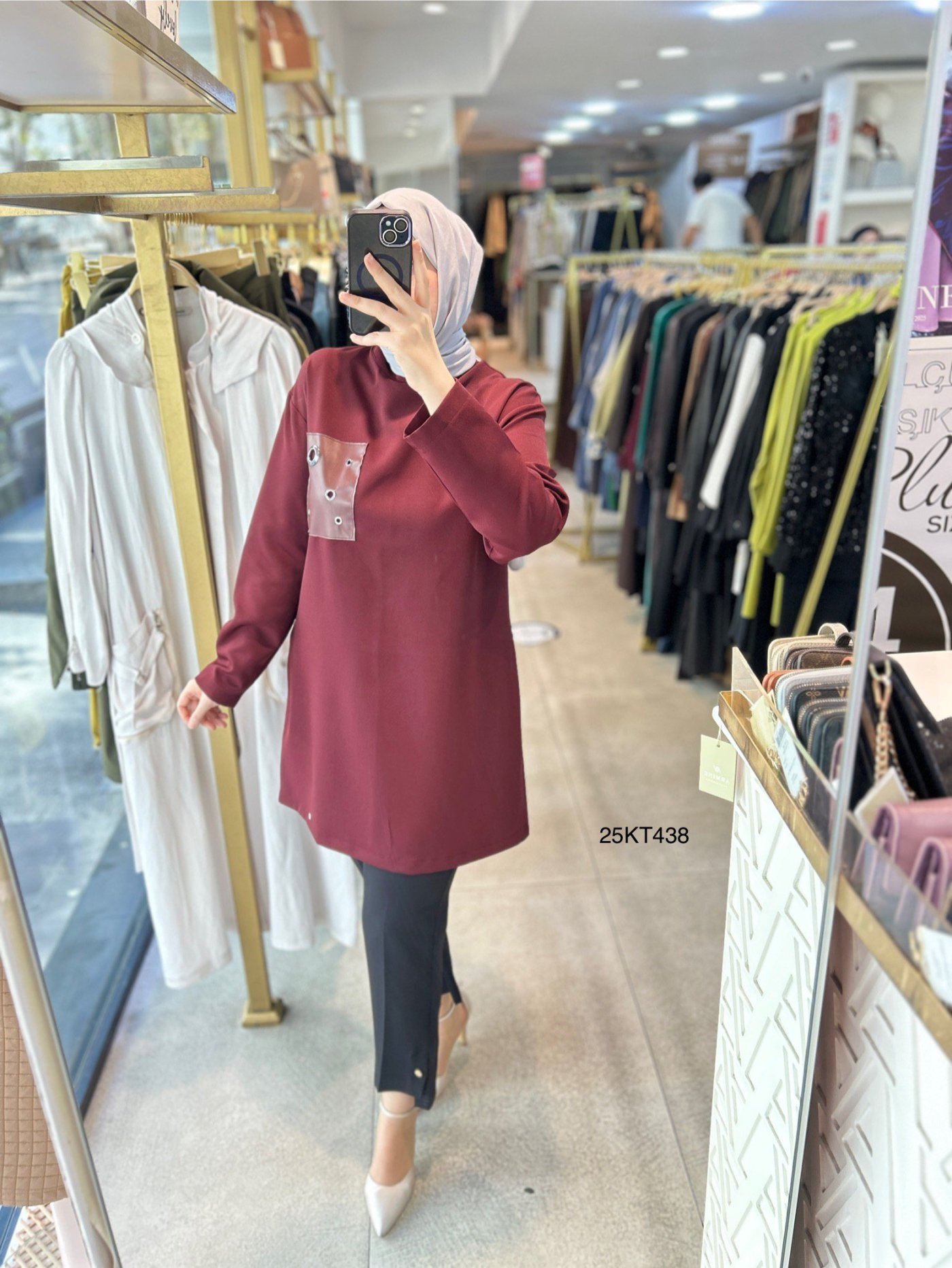 Armine Trend 25KT438 Cep Detaylı Tunik