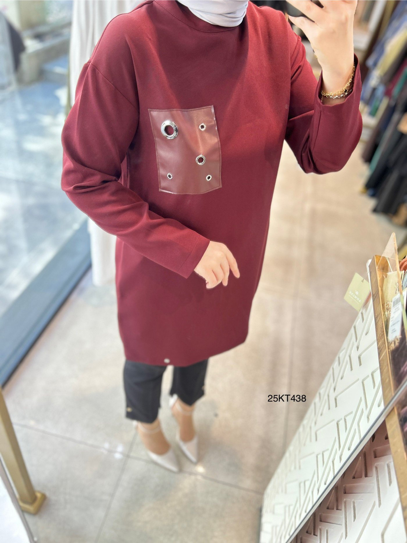 Armine Trend 25KT438 Cep Detaylı Tunik