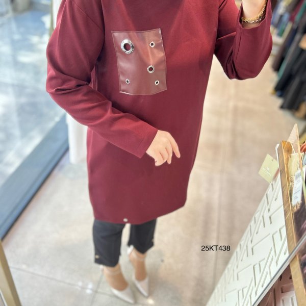 Armine Trend 25KT438 Cep Detaylı Tunik - Görsel 8