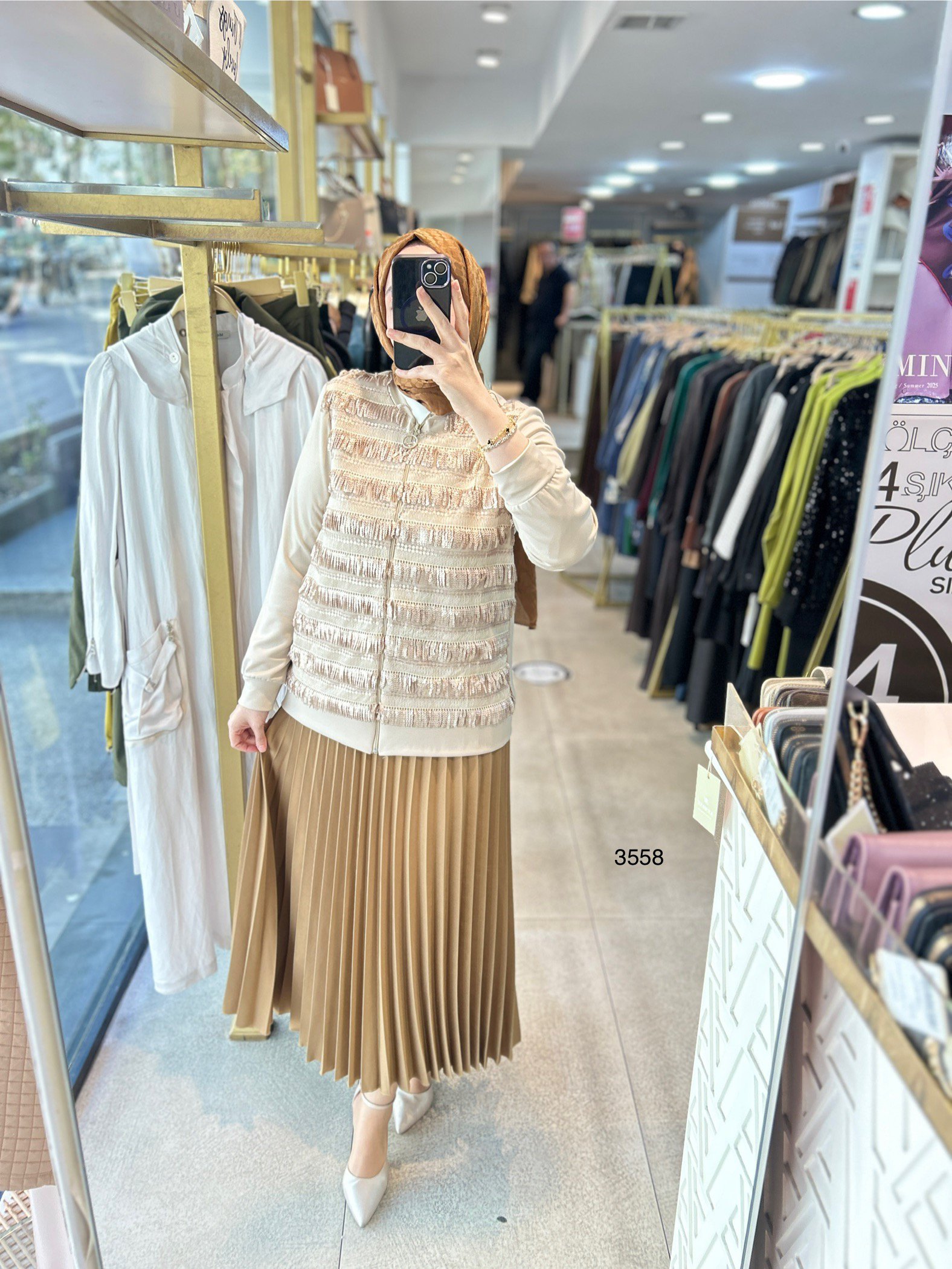 3558 Püskül Detaylı Ceket - Görsel 5