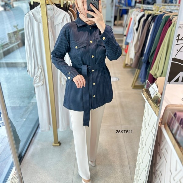 25KT511 ARMİNE TREND CEKET GÖMLEK - Görsel 4