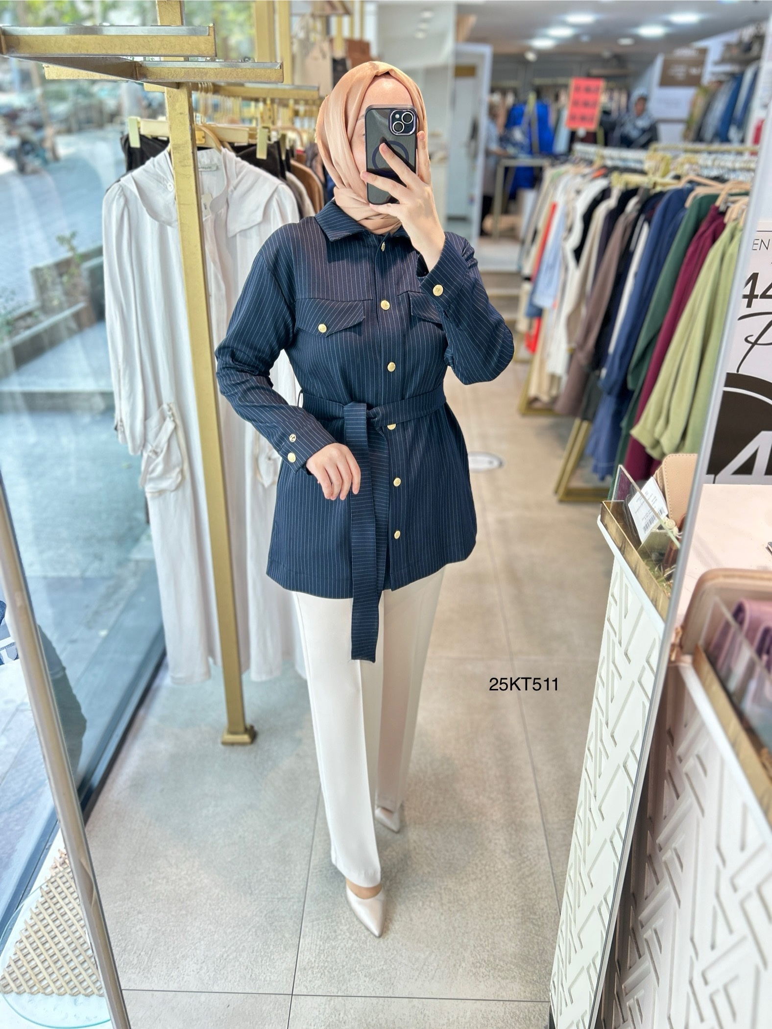 25KT511 ARMİNE TREND CEKET GÖMLEK - Görsel 4