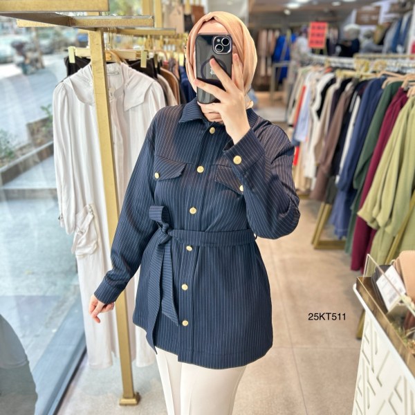 25KT511 ARMİNE TREND CEKET GÖMLEK - Görsel 1