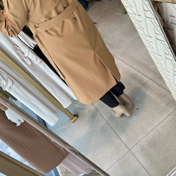 SZ1547 SELMA ZAFEROĞLU DÜĞMELİ TRENÇKOT - Görsel 7