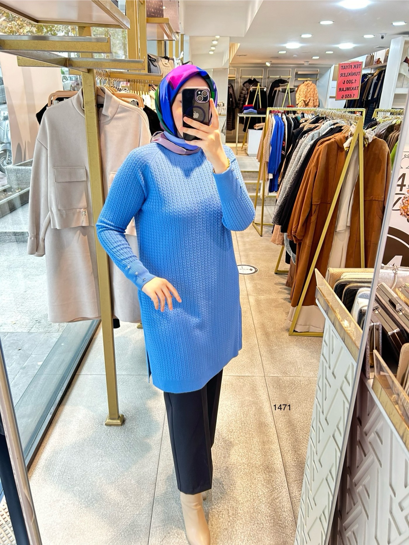 1471 Örme Triko Tunik