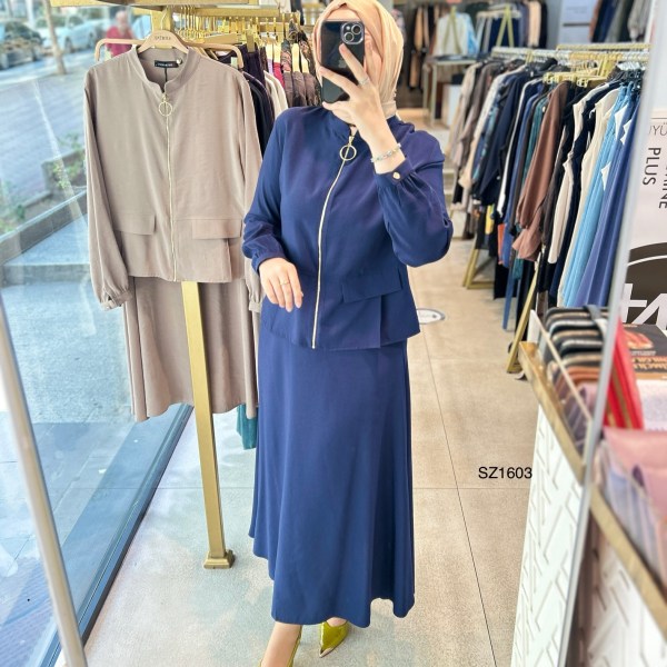 Selma Zaferoğlu 1603 Etekli Takım - Görsel 8