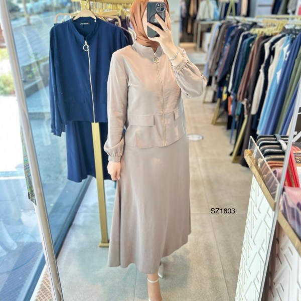 Selma Zaferoğlu 1603 Etekli Takım - Görsel 1