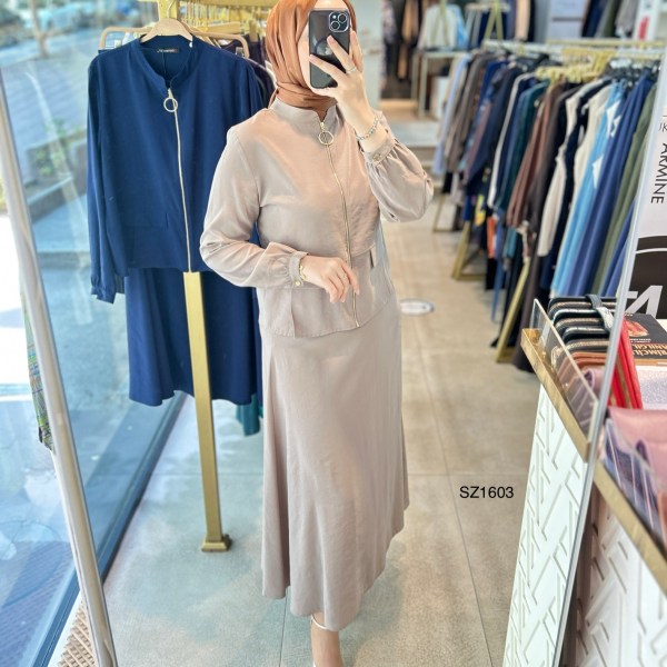 Selma Zaferoğlu 1603 Etekli Takım - Görsel 2