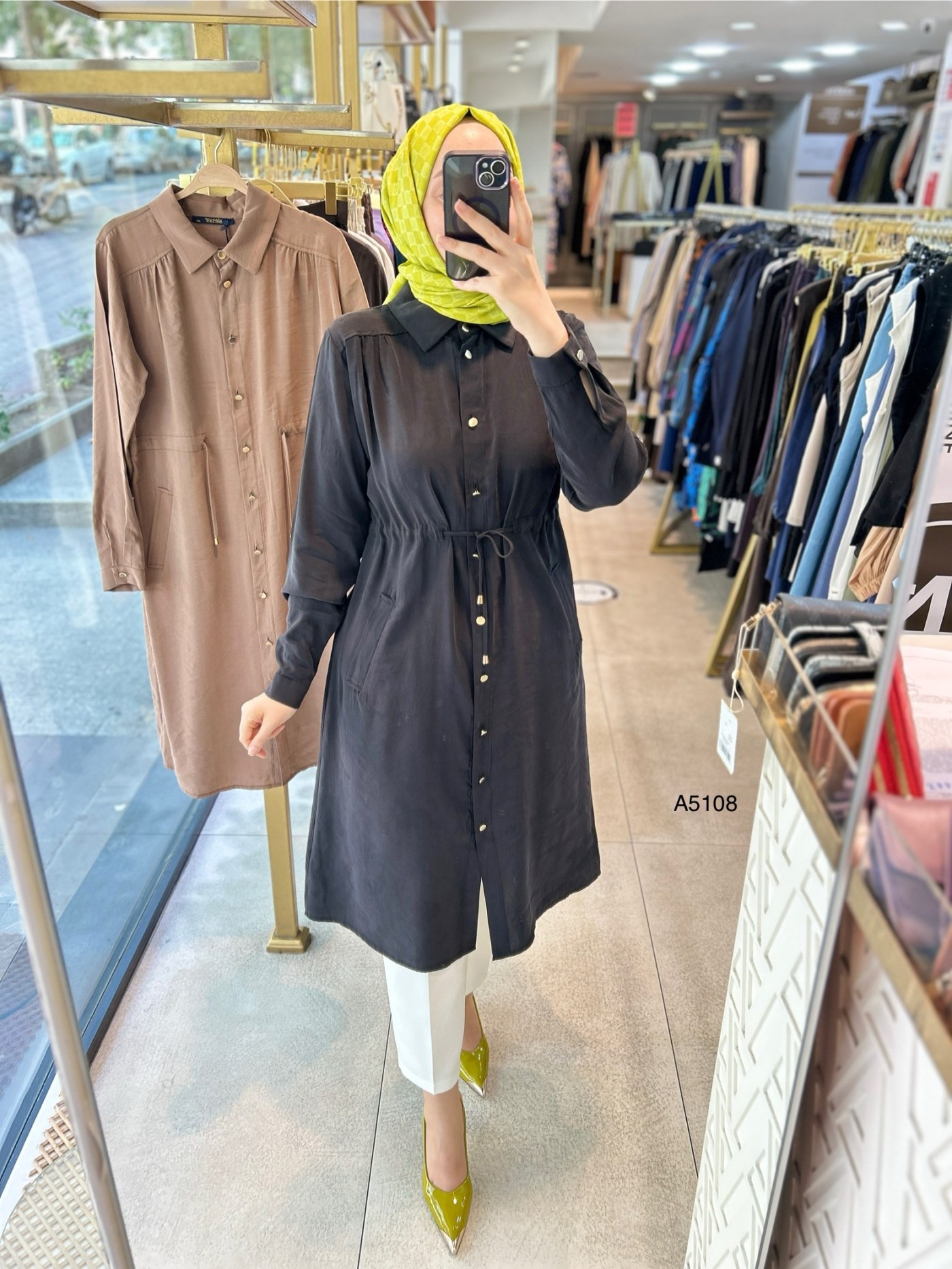 A5108 BEL BÜZGÜLÜ TUNİK