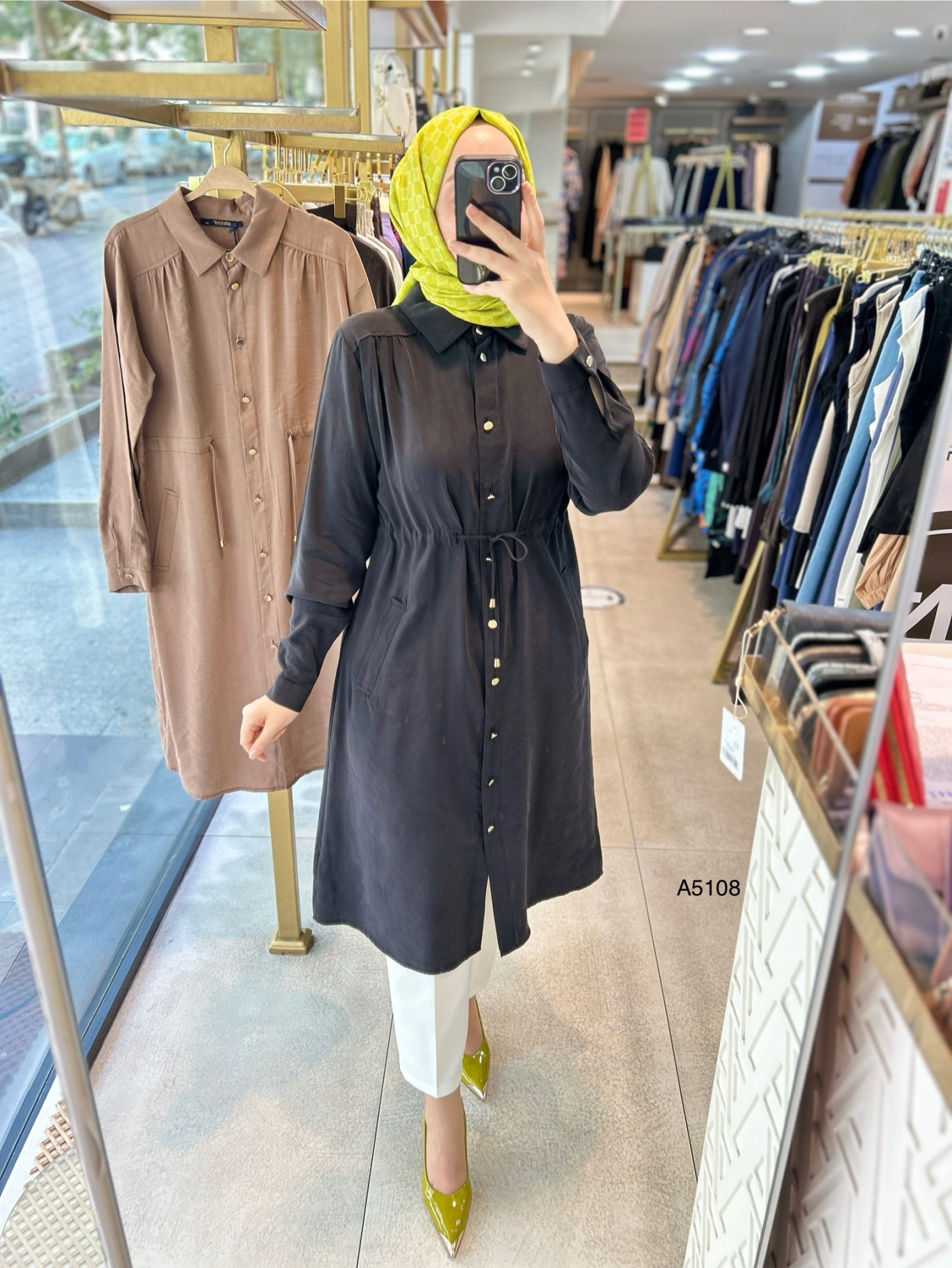 A5108 BEL BÜZGÜLÜ TUNİK