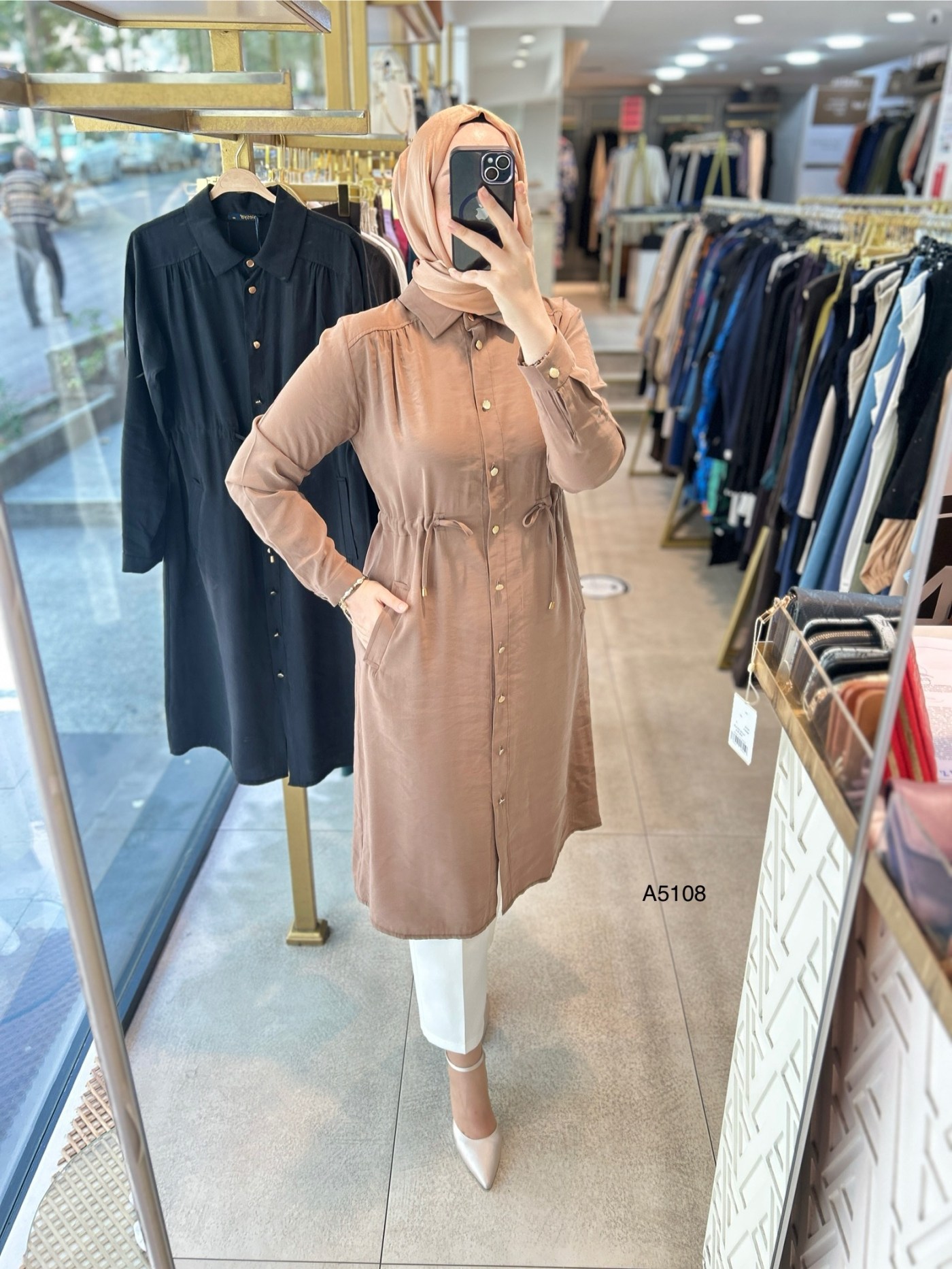 A5108 BEL BÜZGÜLÜ TUNİK