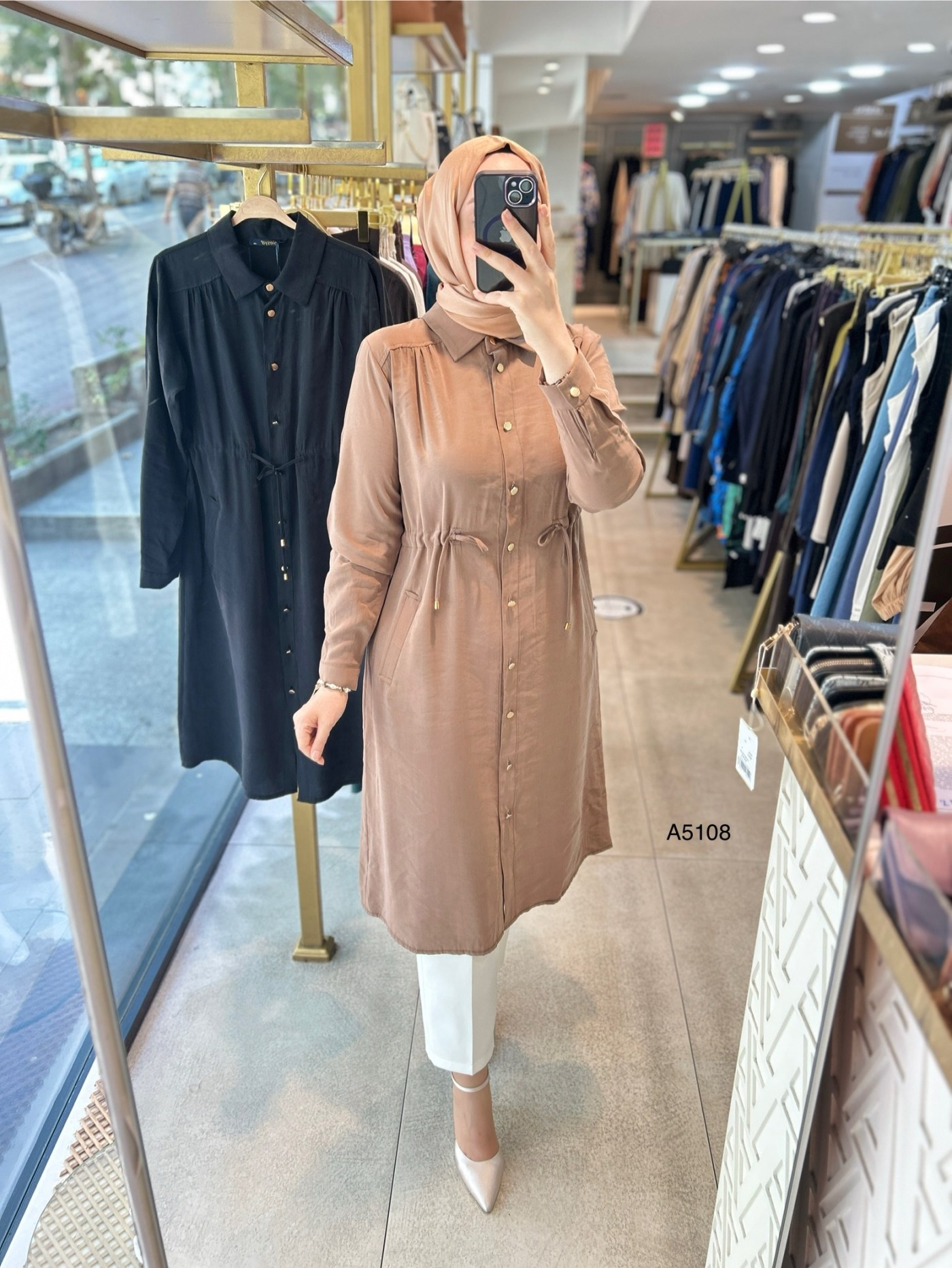 A5108 BEL BÜZGÜLÜ TUNİK