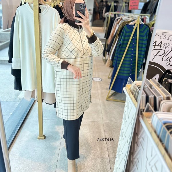 24KT416 Armine Trend Tunik - Görsel 3