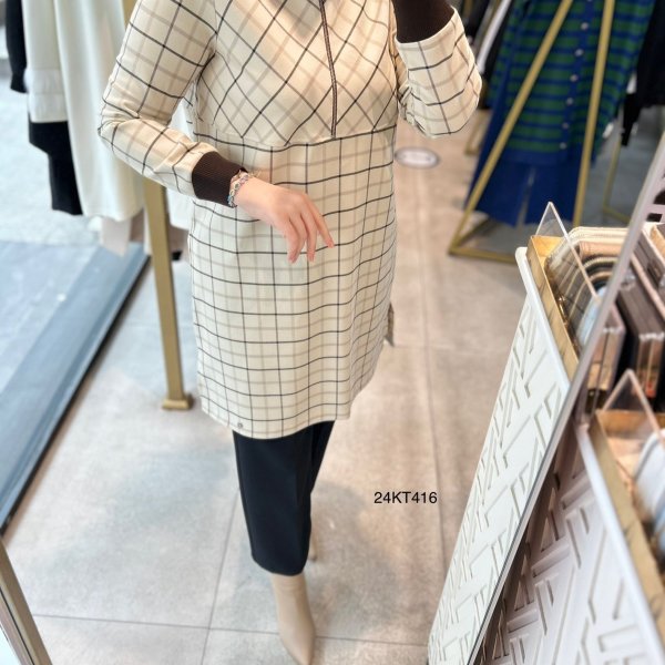24KT416 Armine Trend Tunik - Görsel 4