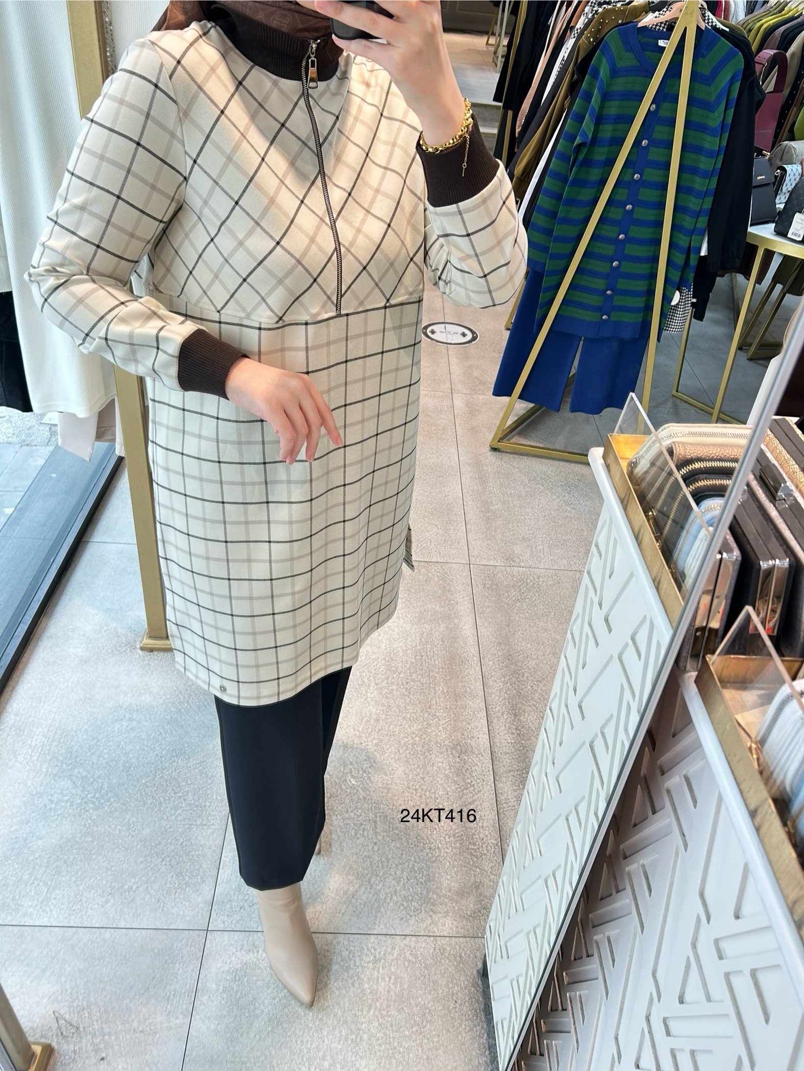 24KT416 Armine Trend Tunik - Görsel 5