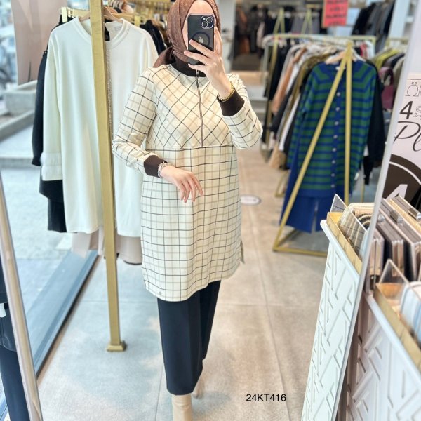 24KT416 Armine Trend Tunik - Görsel 2