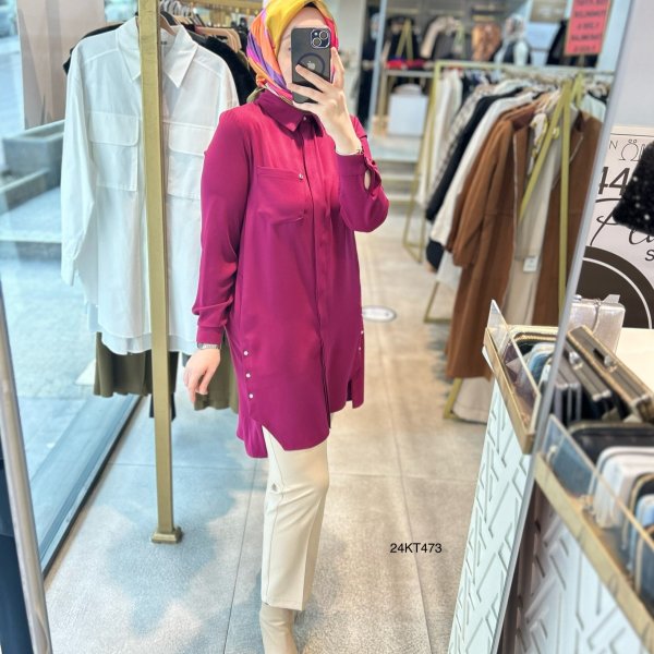 24KT473 Armine Trend Tunik - Görsel 8