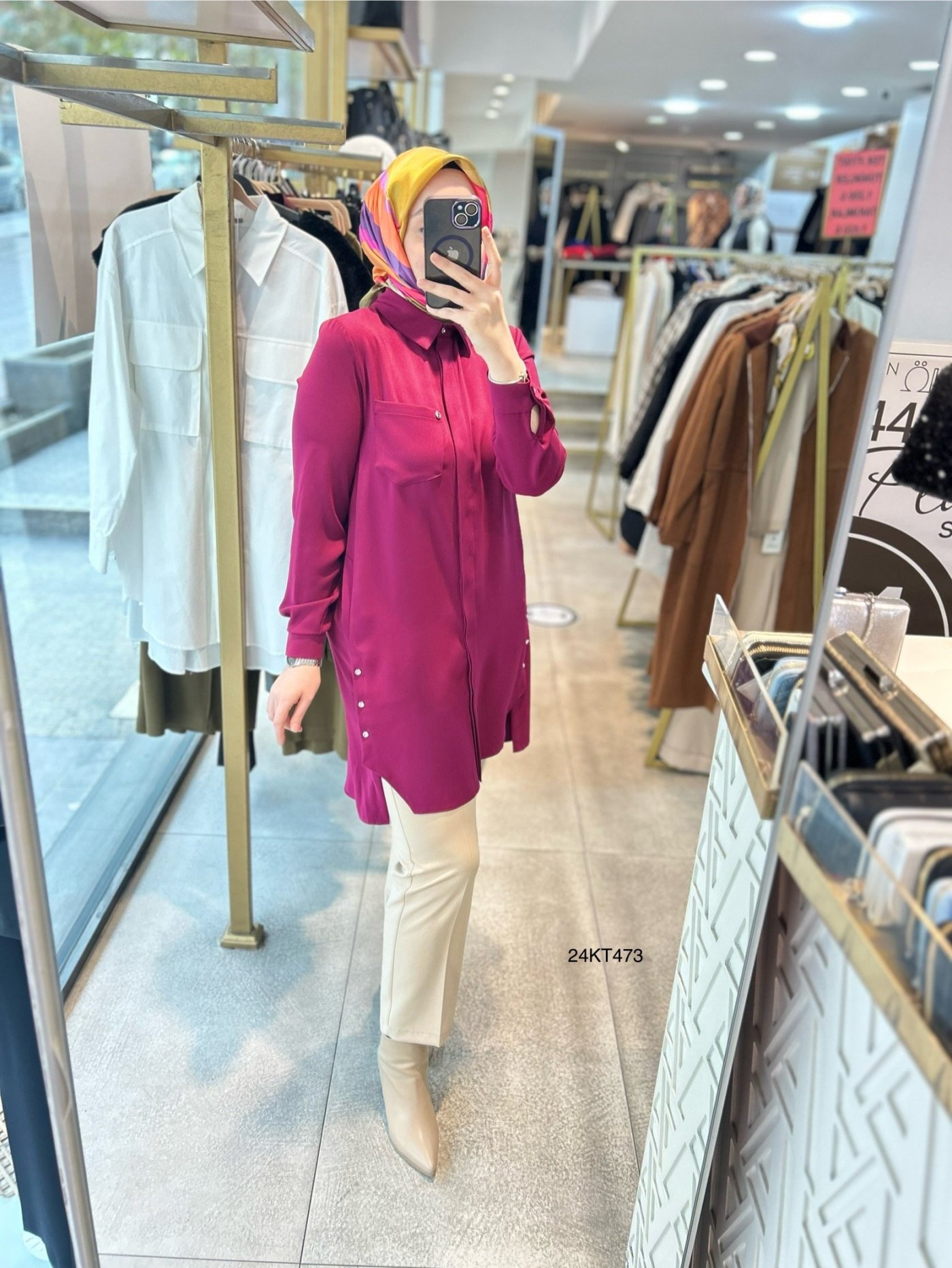 24KT473 Armine Trend Tunik