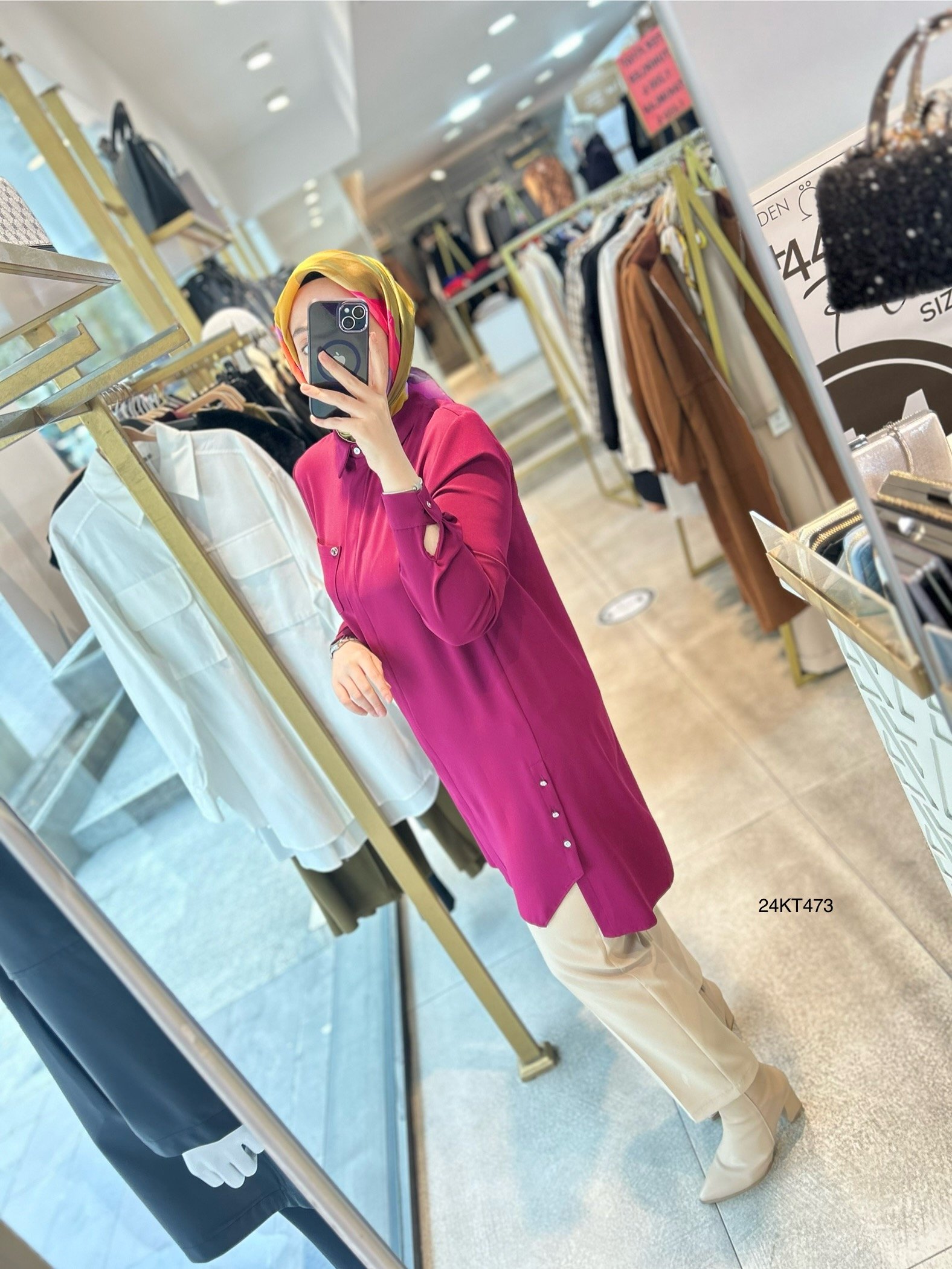 24KT473 Armine Trend Tunik - Görsel 4