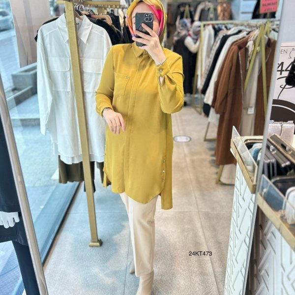 24KT473 Armine Trend Tunik - Görsel 7