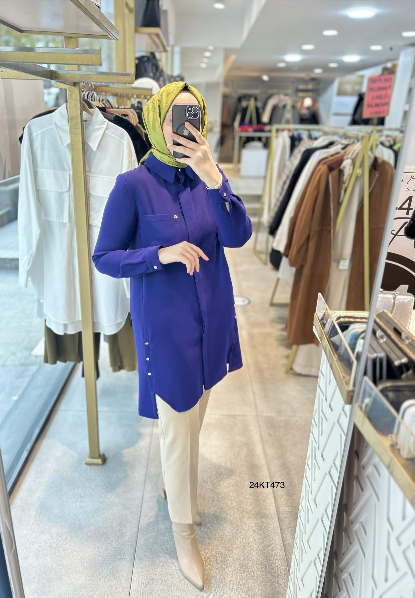 24KT473 Armine Trend Tunik - Görsel 1