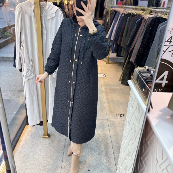 4107 FERMUARLI KAPİTONE KAP - Görsel 7