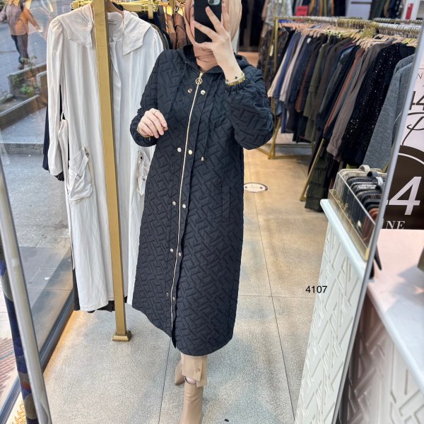 4107 FERMUARLI KAPİTONE KAP - Görsel 11