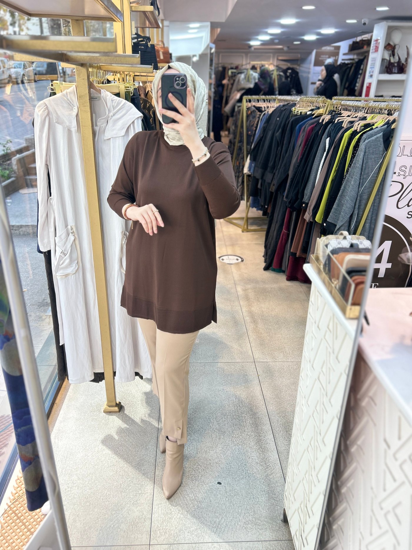 0101 Soğuk İplik Triko Tunik