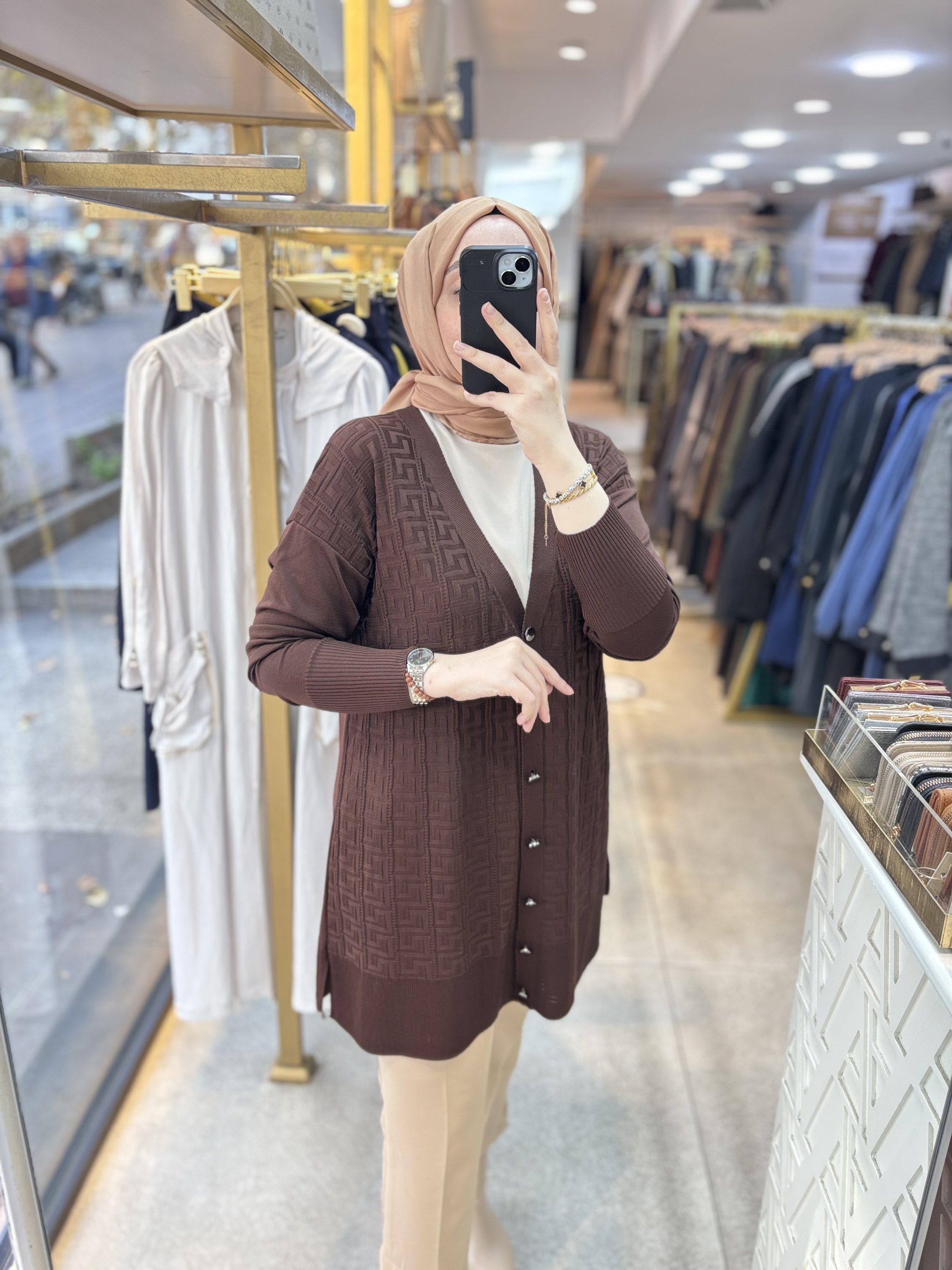 4008 Desenli Hırka - Görsel 3