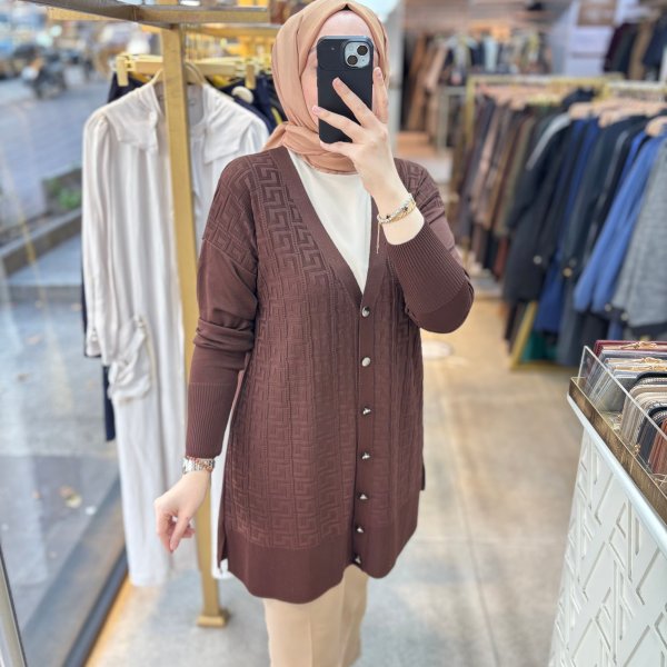 4008 Desenli Hırka - Görsel 2