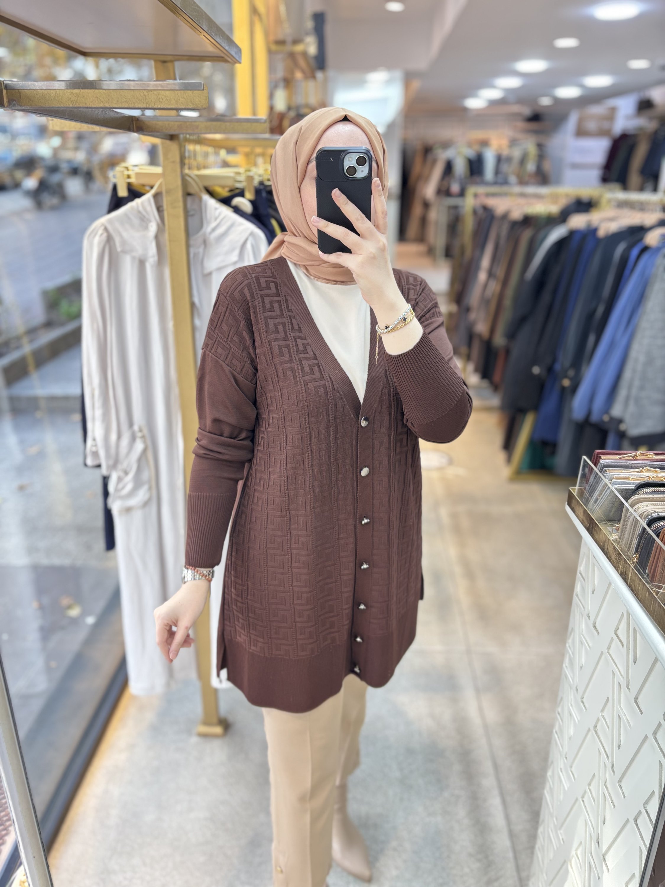 4008 Desenli Hırka - Görsel 2