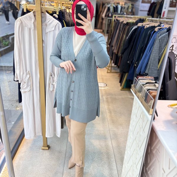 4008 Desenli Hırka - Görsel 6