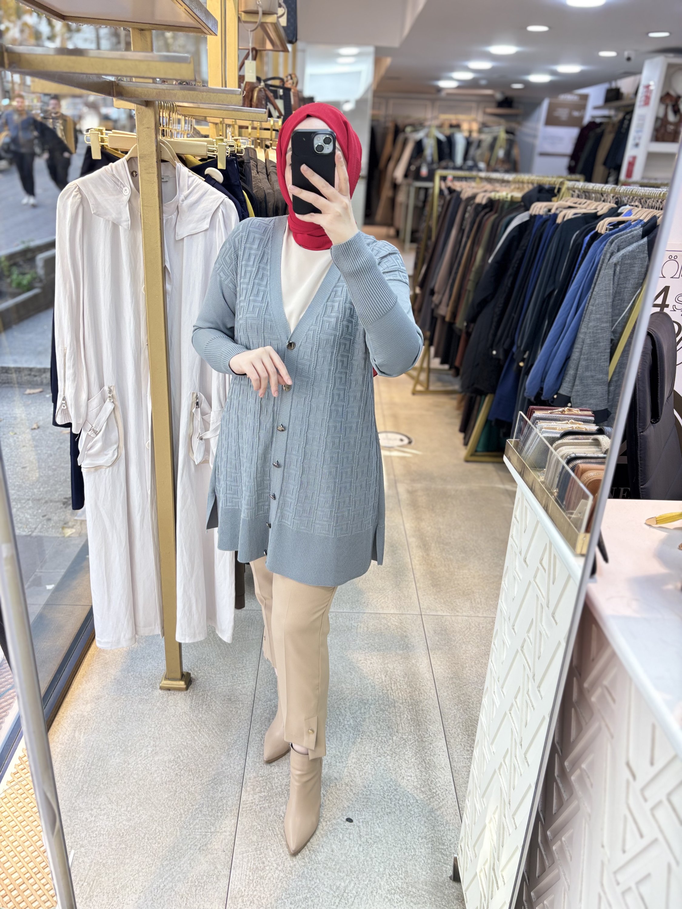 4008 Desenli Hırka - Görsel 6