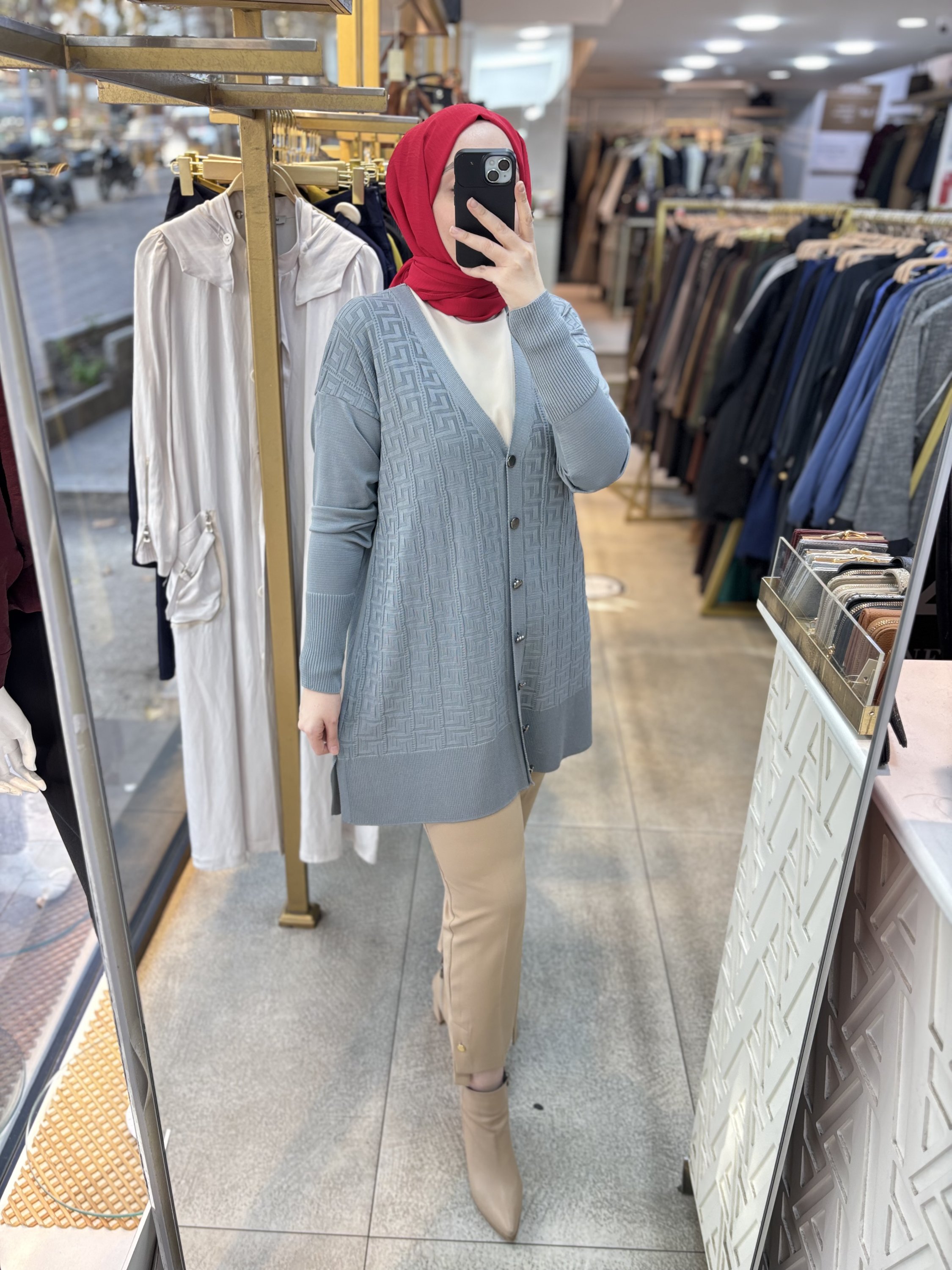 4008 Desenli Hırka - Görsel 8