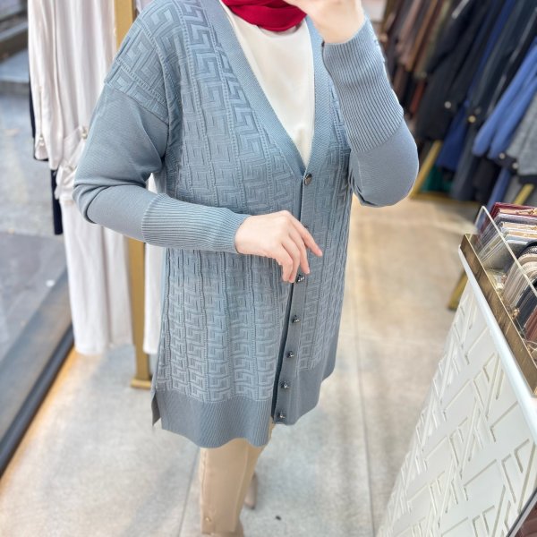 4008 Desenli Hırka - Görsel 4