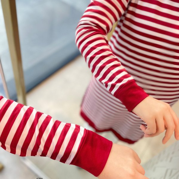 5790 Çizgili Tunik - Görsel 5