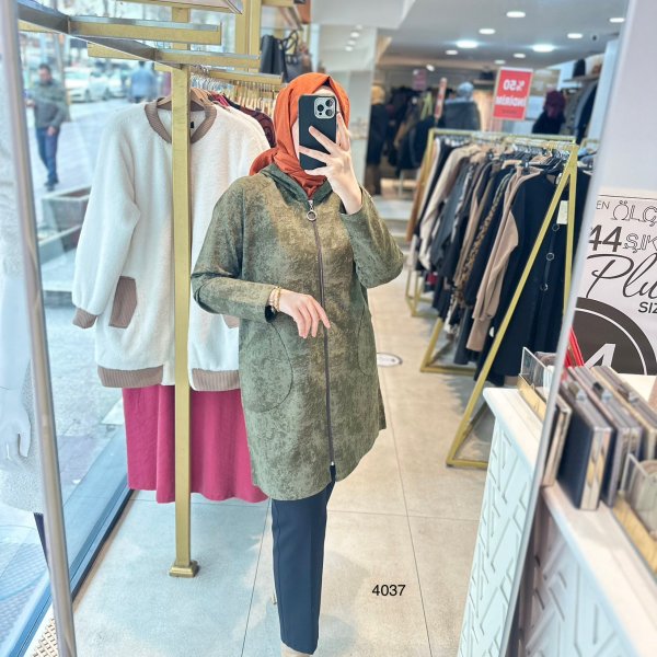 4037 FERMUARLI CEPLİ KAP - Görsel 1