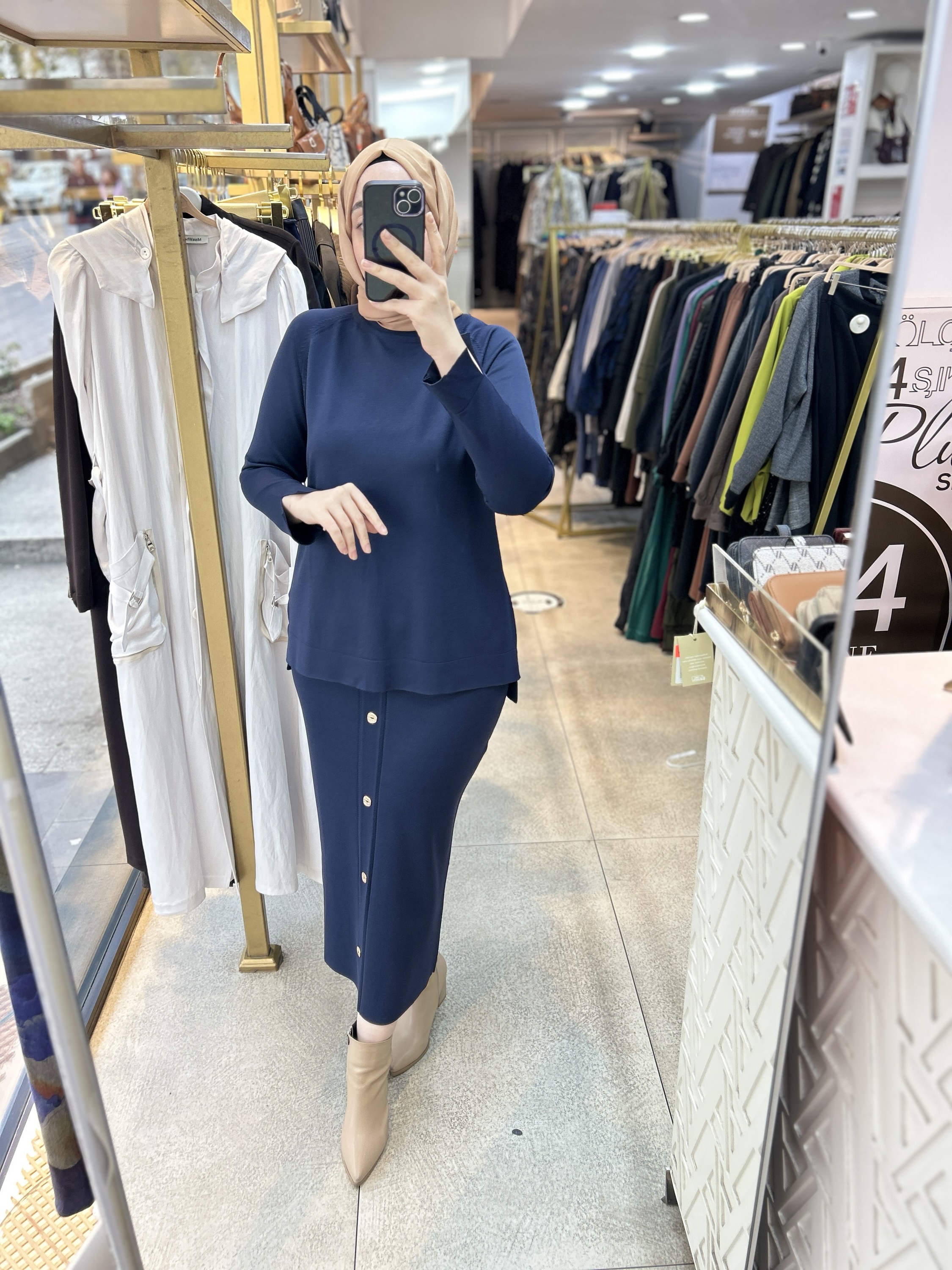 35332 Düğme Detaylı Takım - Görsel 2