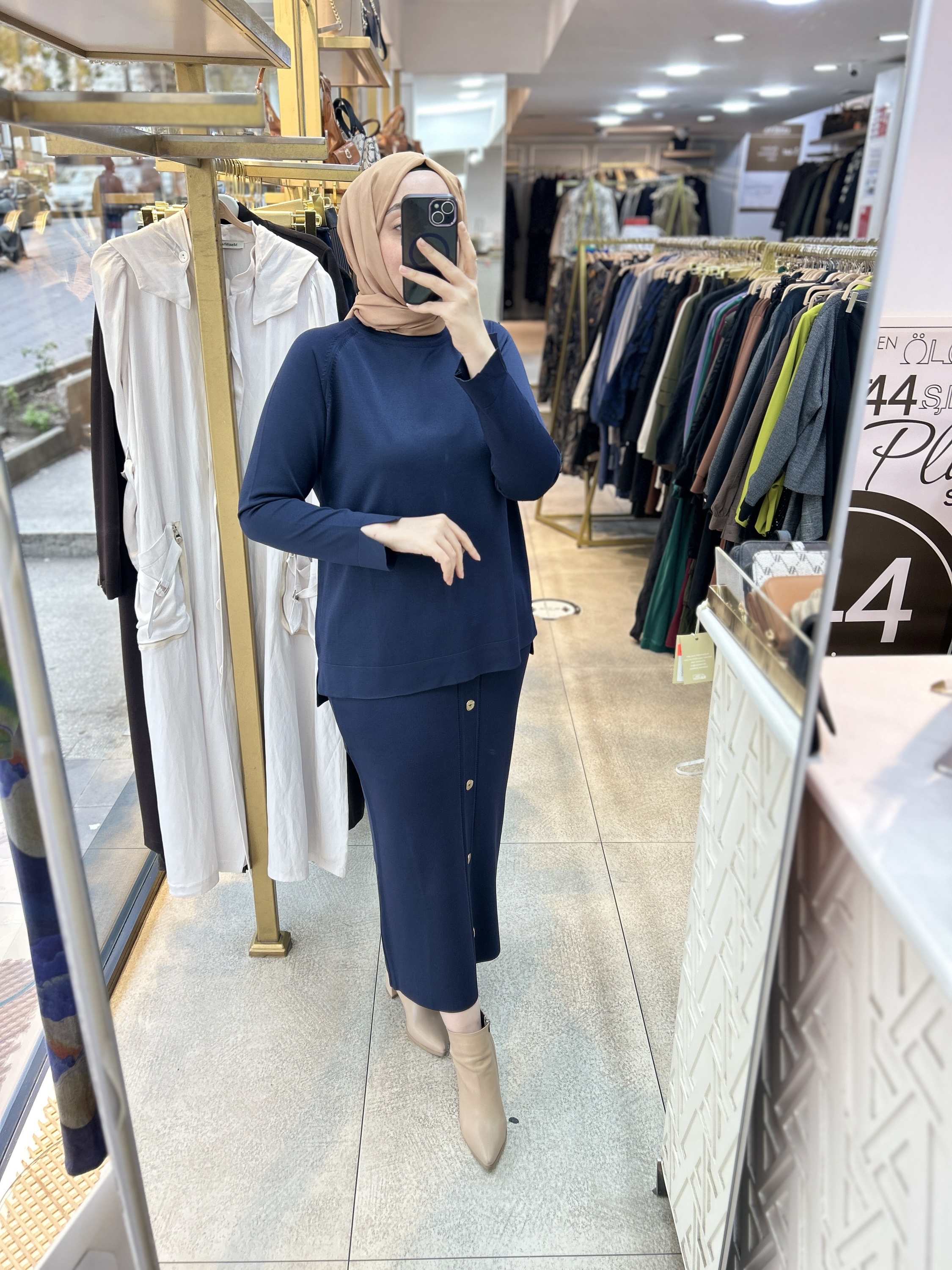 35332 Düğme Detaylı Takım - Görsel 9