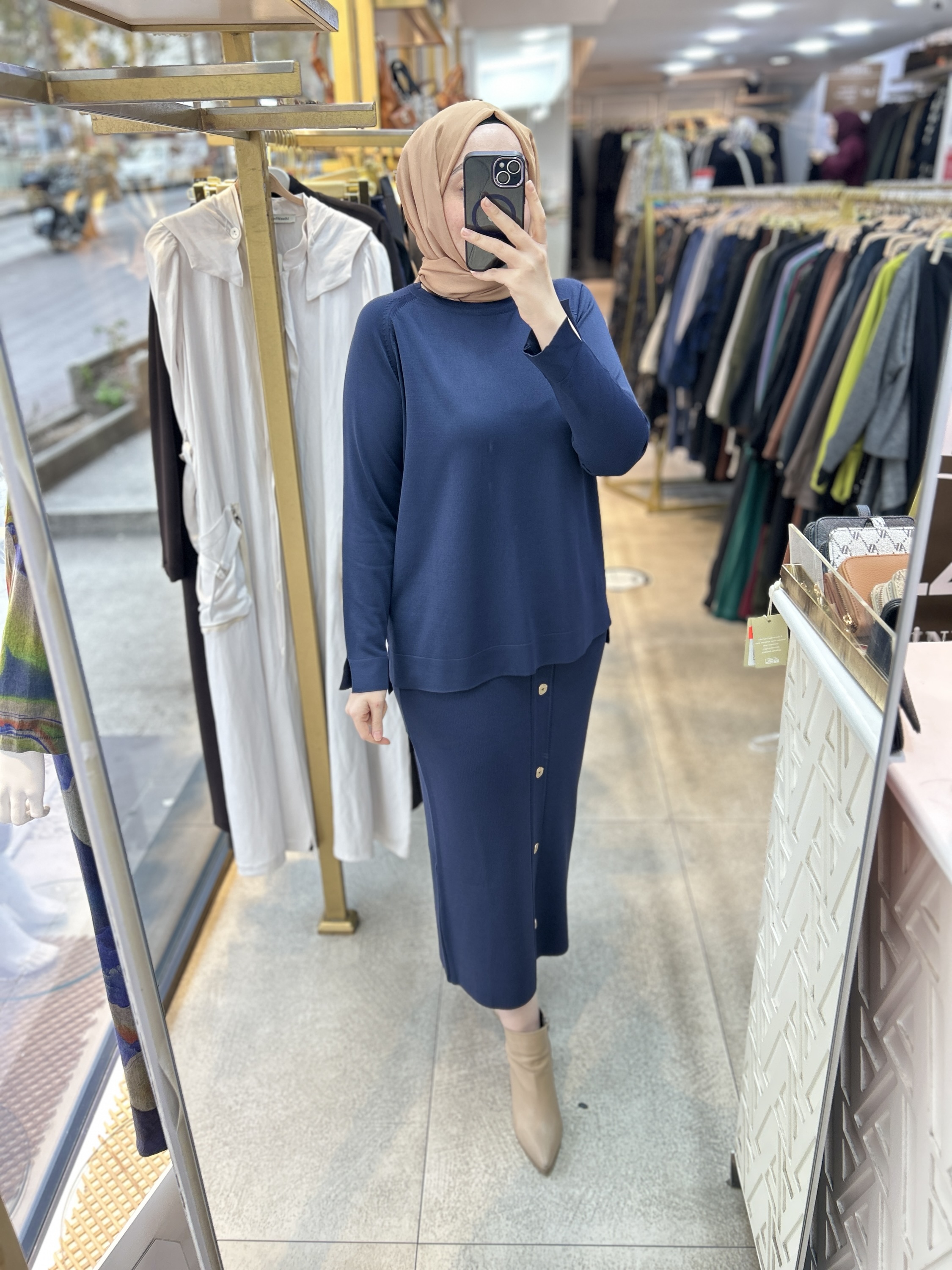 35332 Düğme Detaylı Takım - Görsel 8