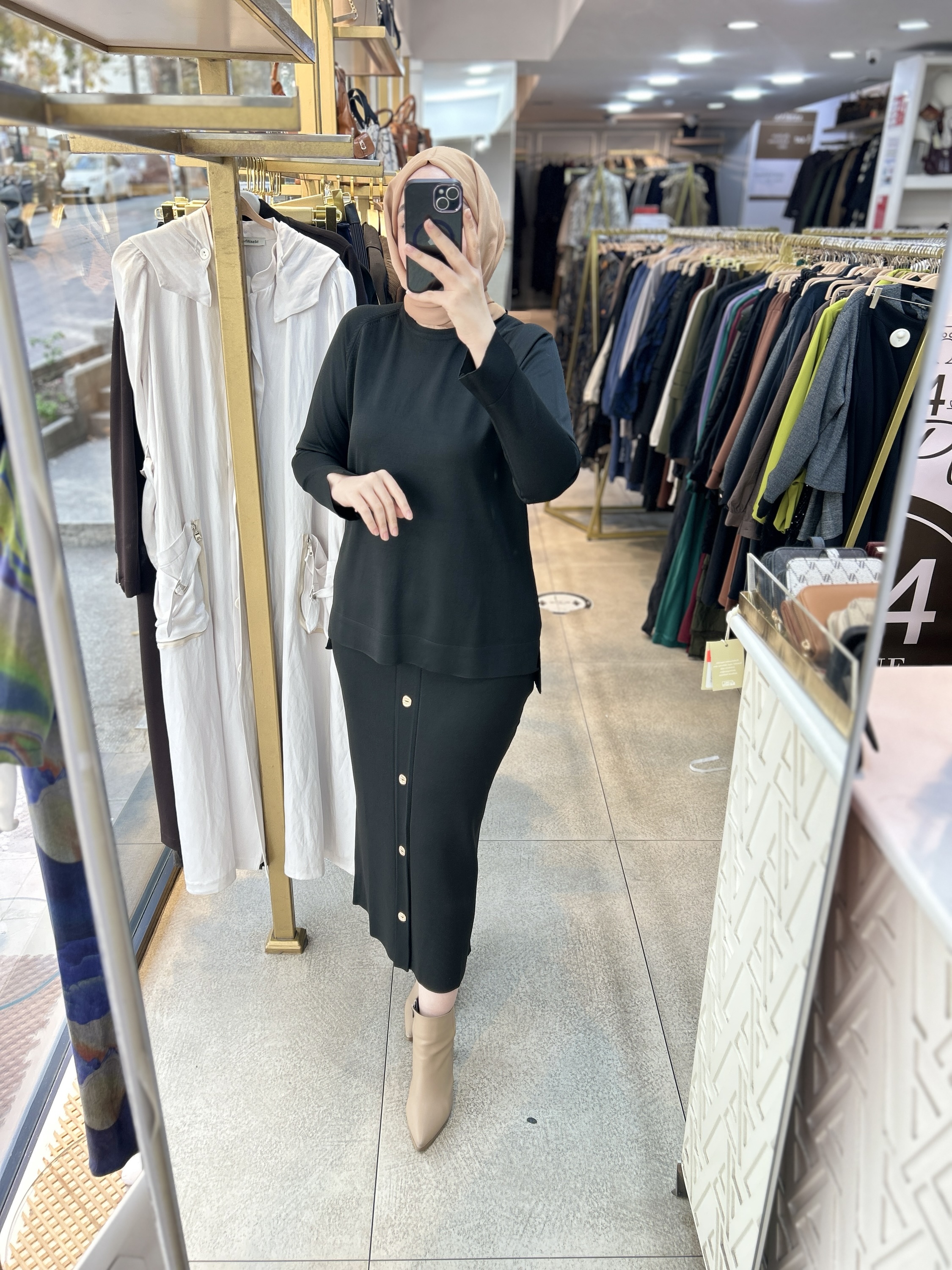 35332 Düğme Detaylı Takım - Görsel 18