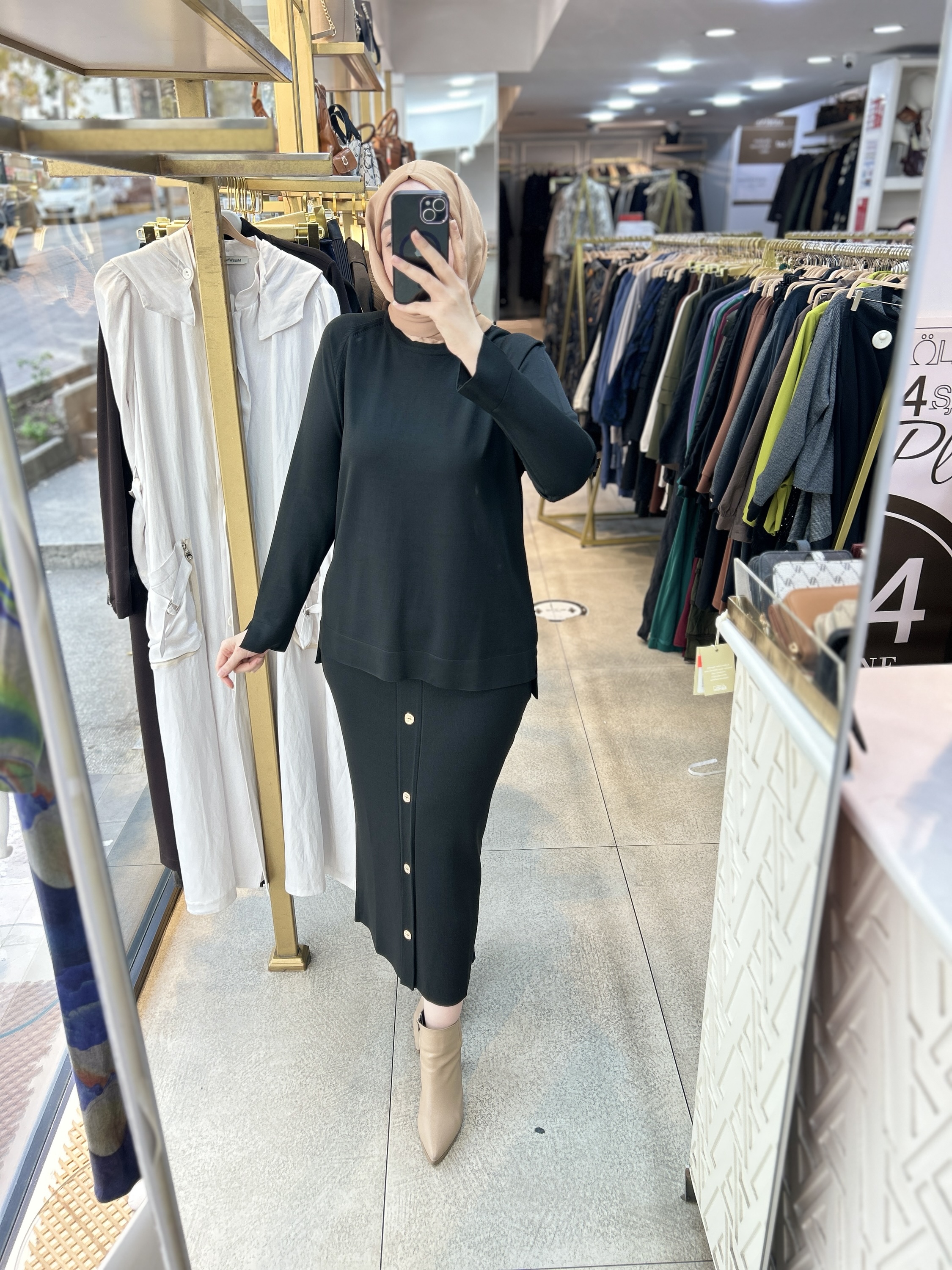 35332 Düğme Detaylı Takım - Görsel 16