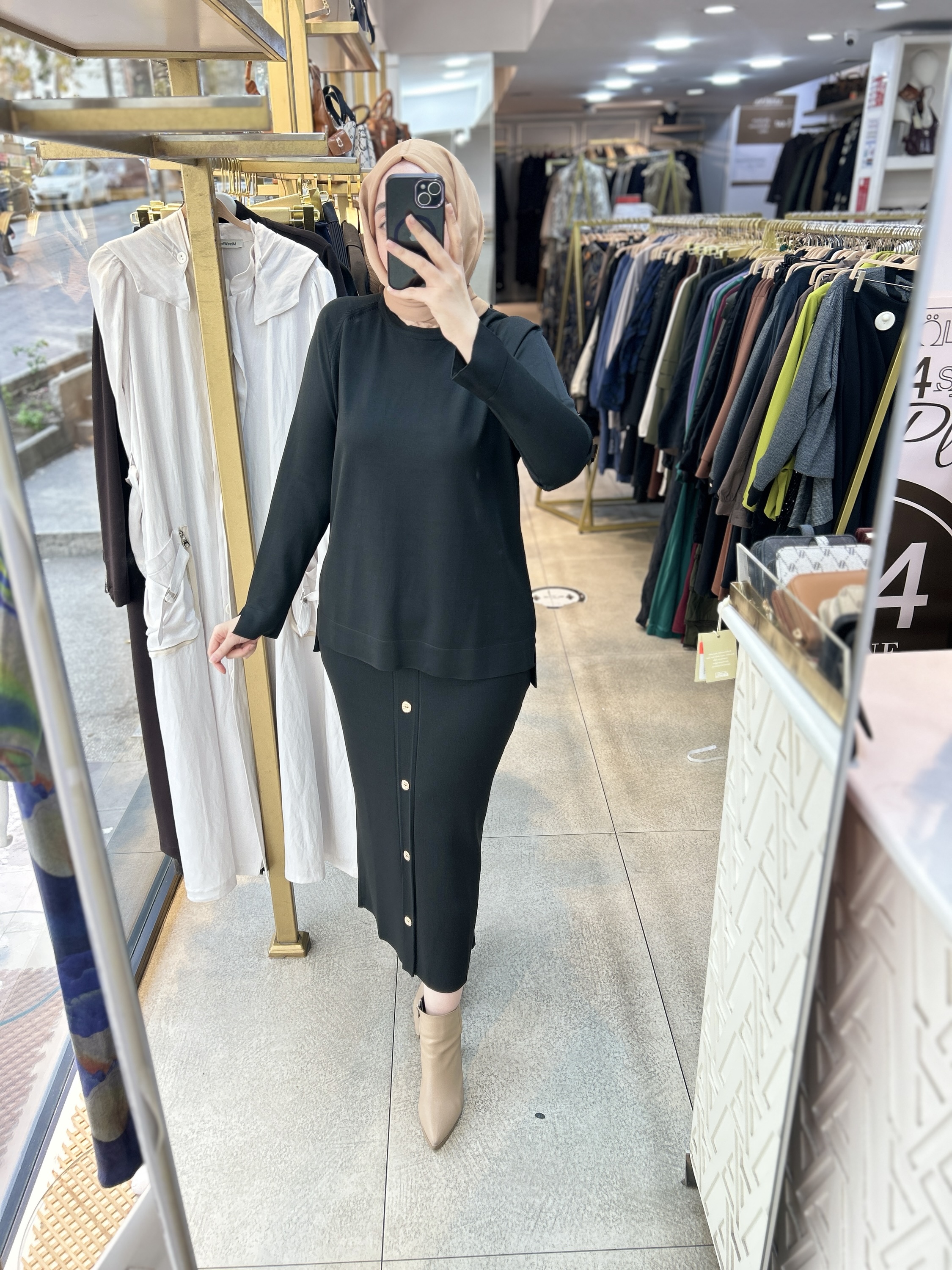 35332 Düğme Detaylı Takım - Görsel 15