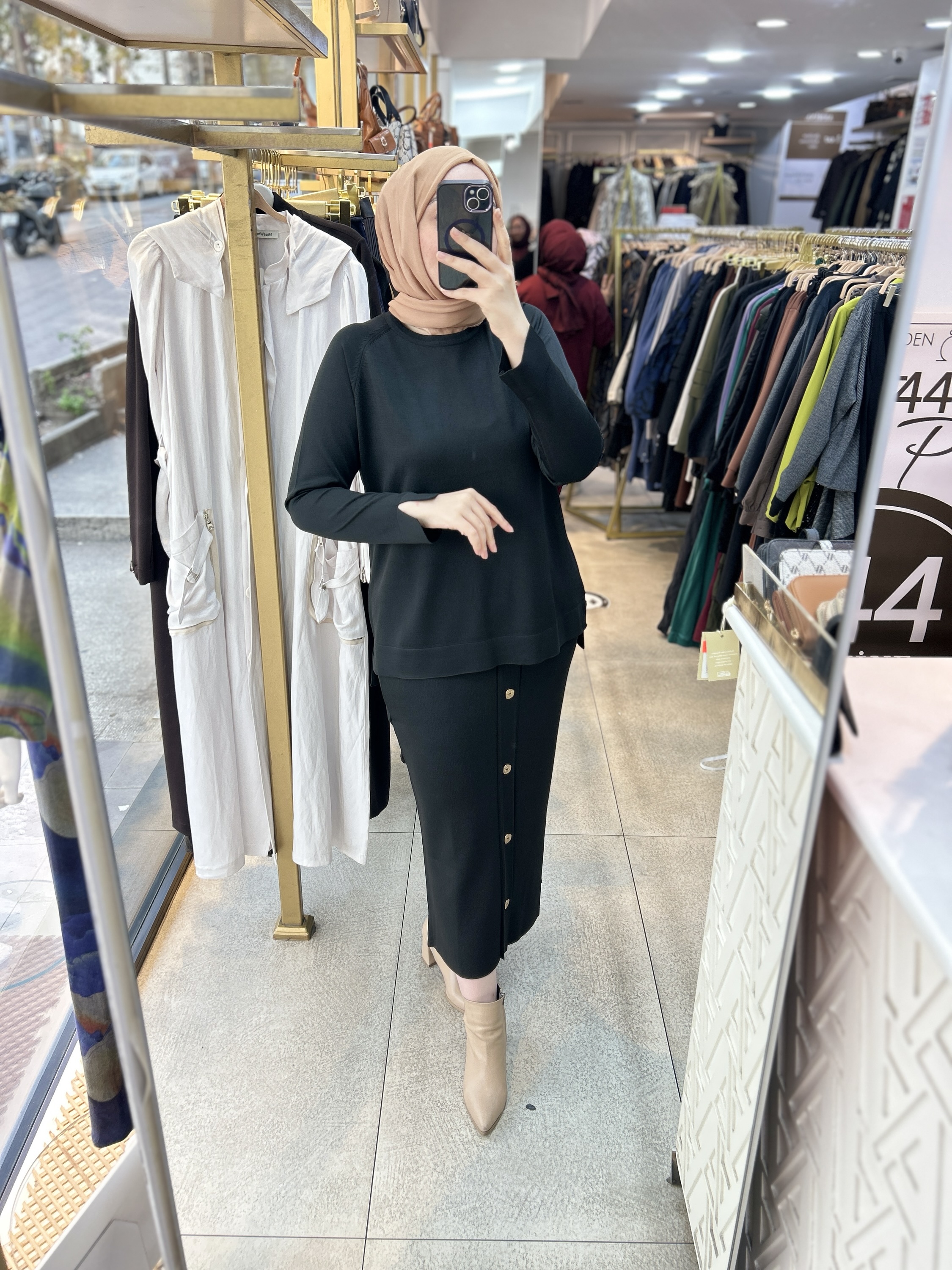 35332 Düğme Detaylı Takım - Görsel 14