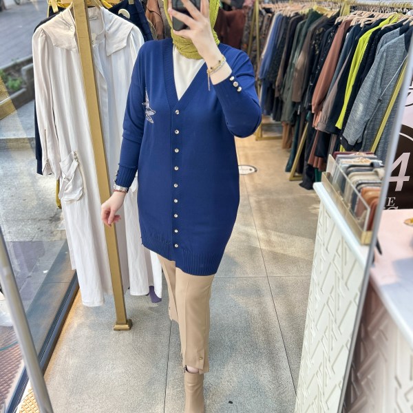 3207 Kuş Detaylı Tunik - Görsel 29