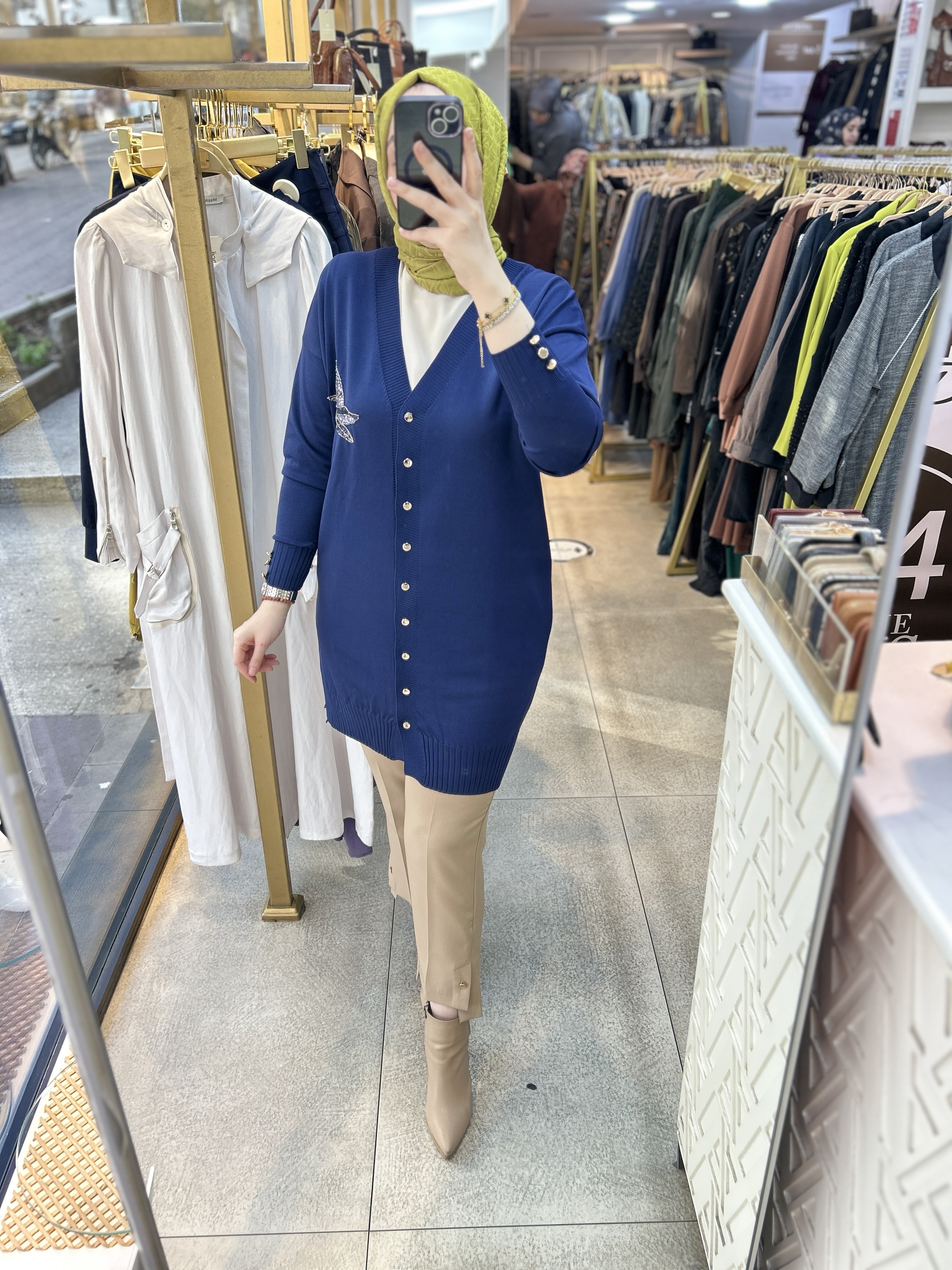 3207 Kuş Detaylı Tunik - Görsel 29